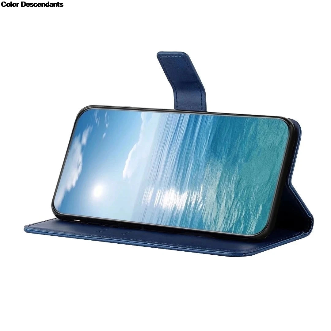 Flip Leather Phone Case For Redmi Note 13 Card Holder Stand Book Cover