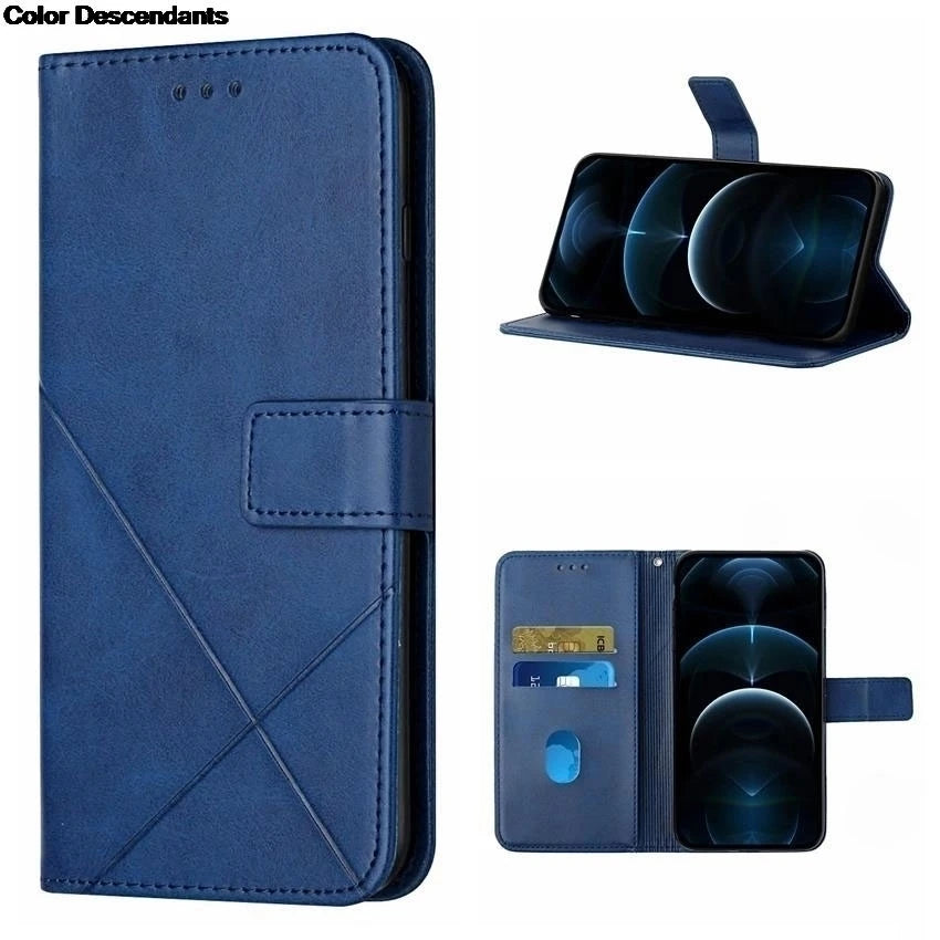 Flip Leather Phone Case For Redmi Note 13 Card Holder Stand Book Cover