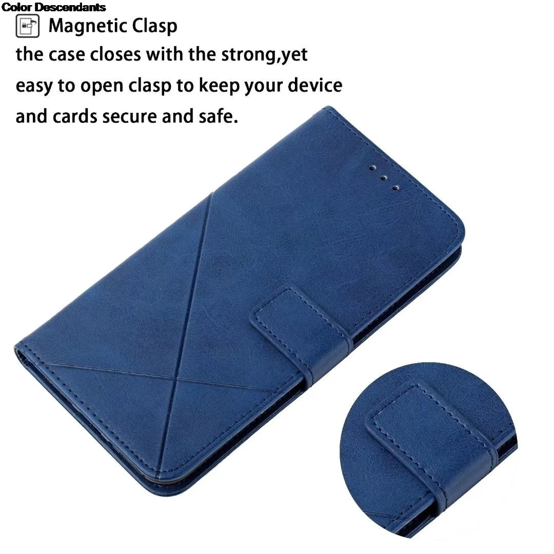 Flip Leather Phone Case For Redmi Note 13  Card Holder Stand Book Cover