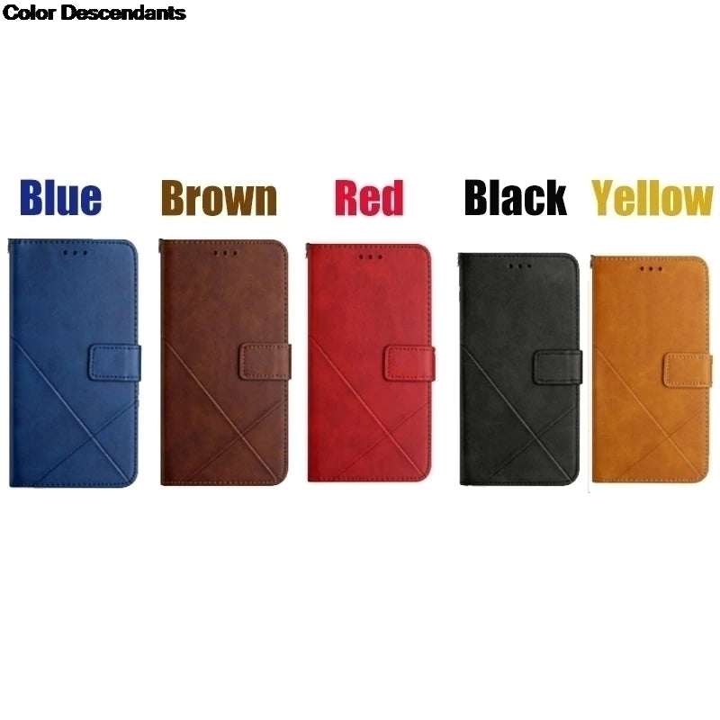 Flip Leather Phone Case For Redmi Note 13  Card Holder Stand Book Cover