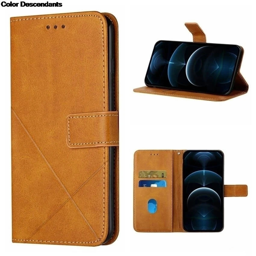 Flip Leather Phone Case For Redmi Note 13  Card Holder Stand Book Cover