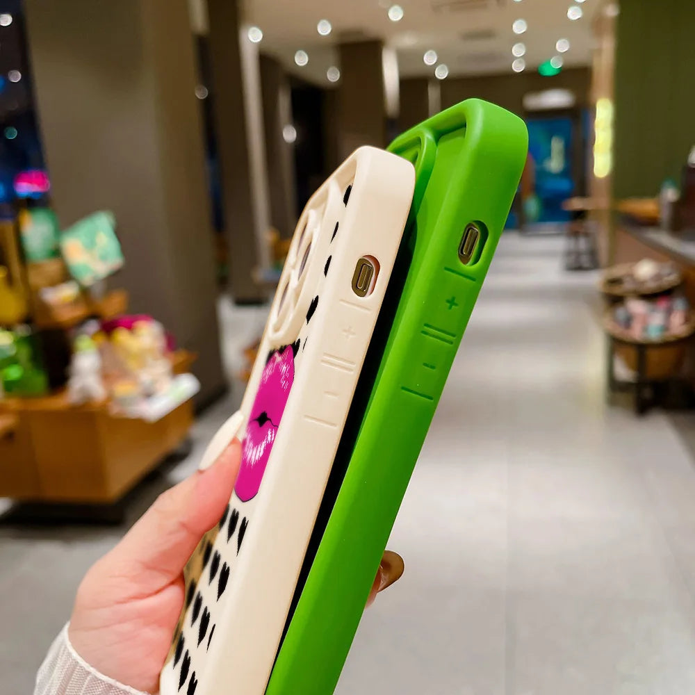 Sexy Girl Lips Phone Case For iPhone 13 11 15 14 12 16 Pro Max Funda iPhone 15 14 16e 7 8 Plus XR XS X SE Candy Heart Soft Cover
