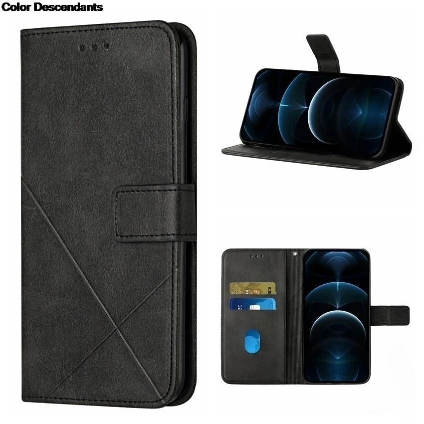 Flip Leather Phone Case For Redmi Note 13  Card Holder Stand Book Cover