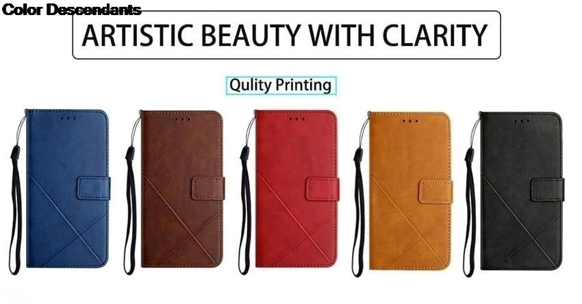 Flip Leather Phone Case For Redmi Note 13  Card Holder Stand Book Cover