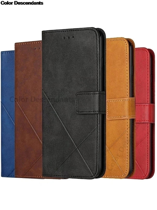 Flip Leather Phone Case For Redmi Note 13  Card Holder Stand Book Cover
