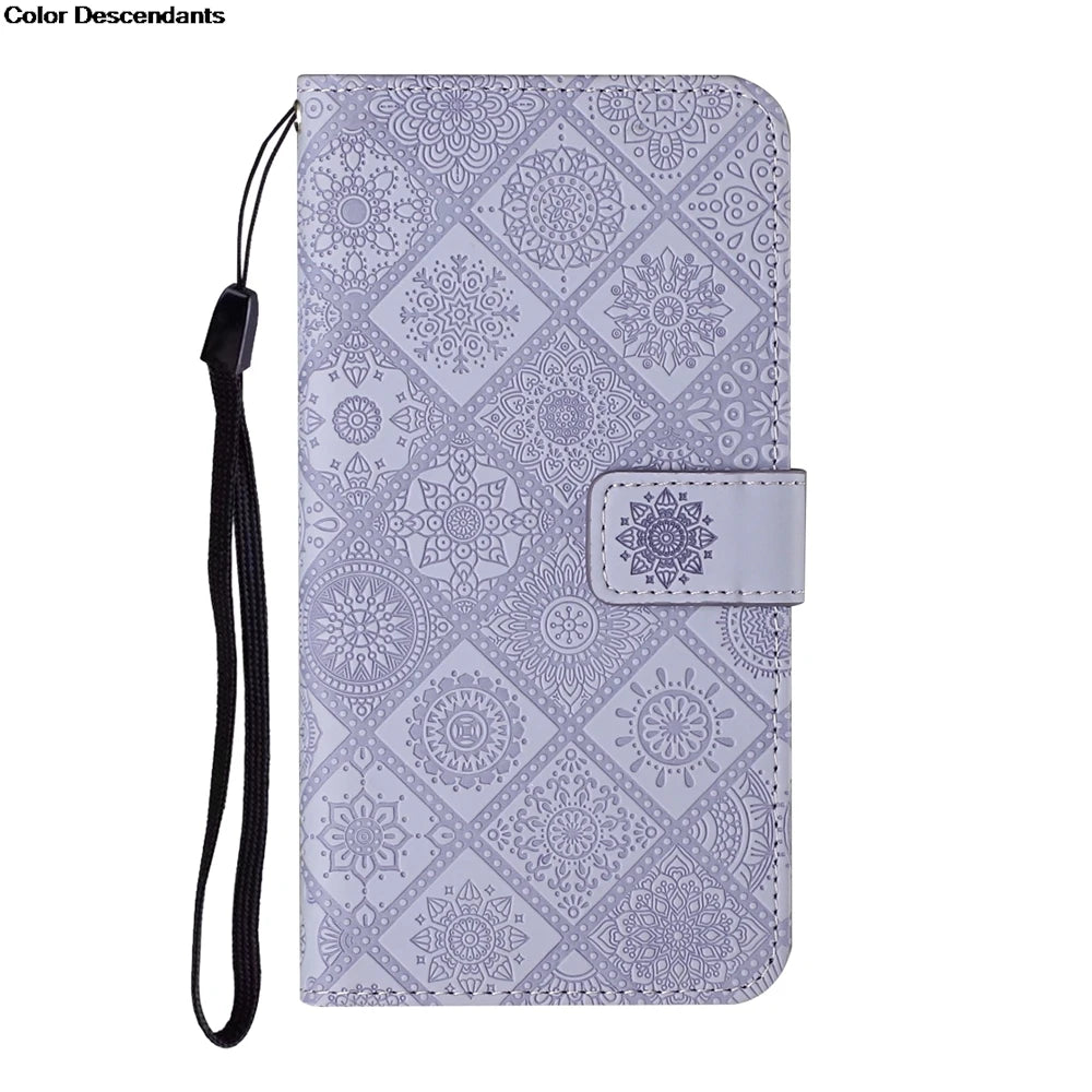 Flip Leather Phone Case For Redmi Note 13  Card Holder Stand Book Cover