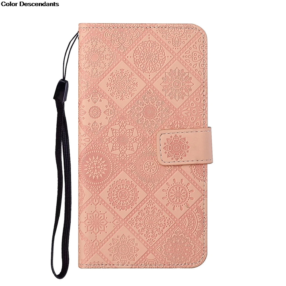 Flip Leather Phone Case For Redmi Note 13  Card Holder Stand Book Cover